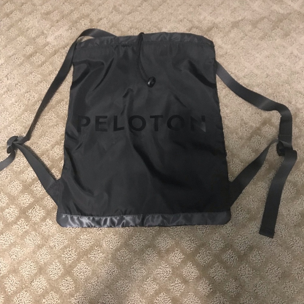 Peloton drawstring backpack